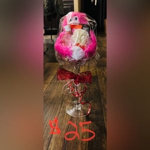 Valentines gift xl champagne glass